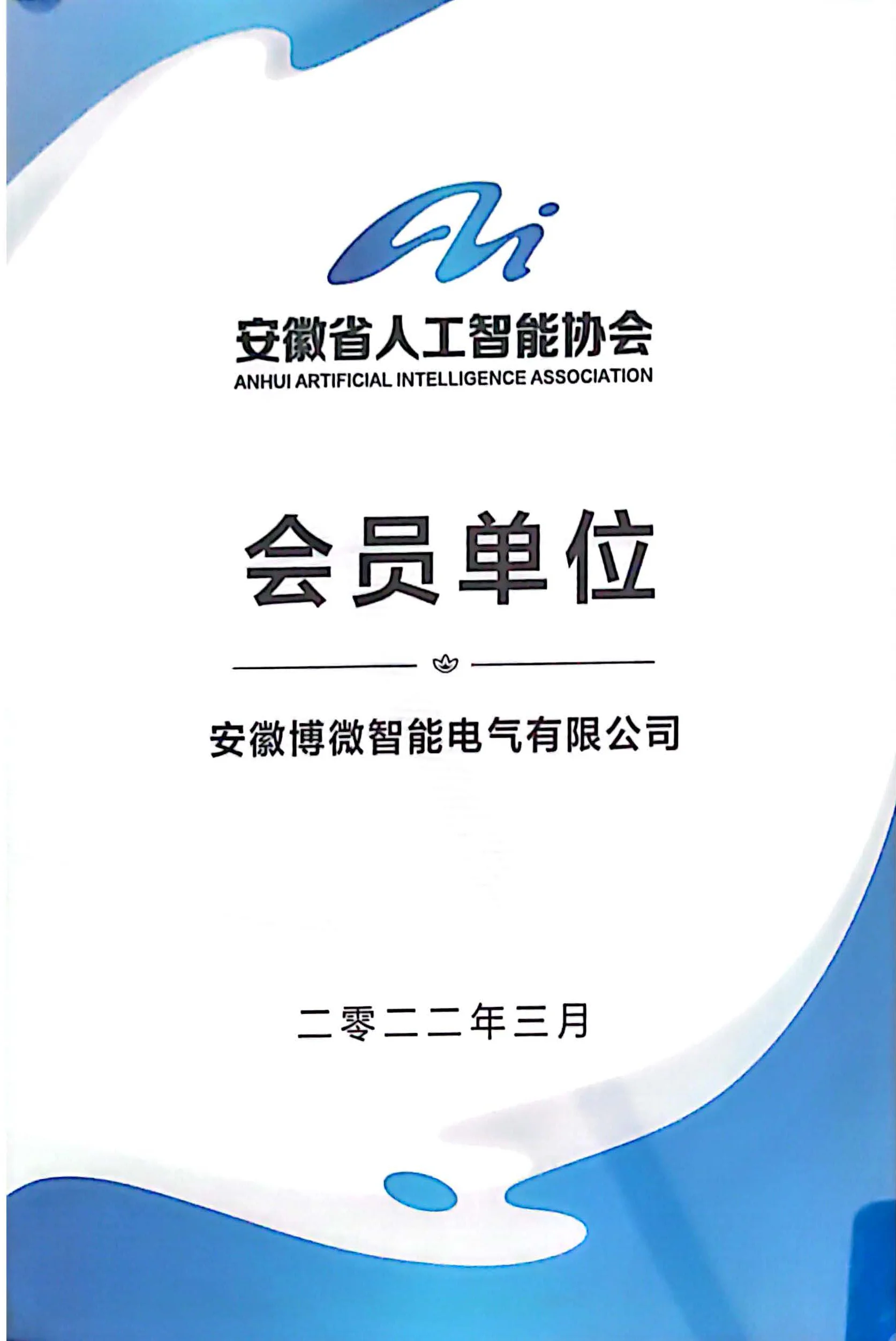 安徽省人工智能协会会员单位